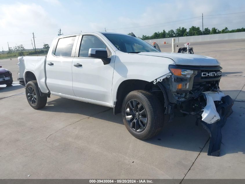 2022 Chevrolet Silverado 1500 4Wd Short Bed Custom VIN: 1GCPDBEK9NZ585754 Lot: 39430084