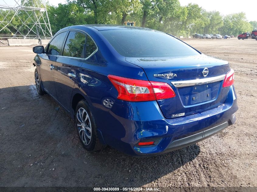 2016 Nissan Sentra S VIN: 3N1AB7AP3GY270684 Lot: 39430089