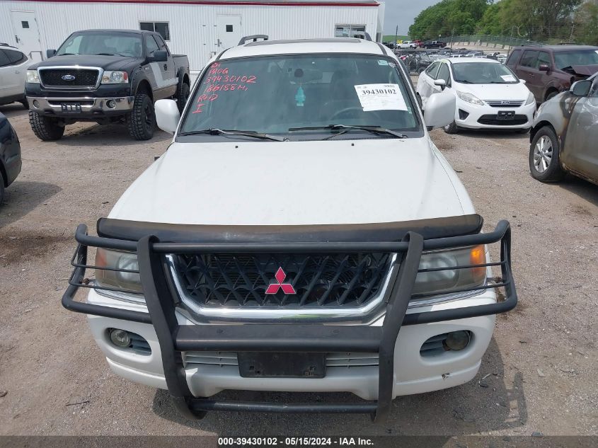 2001 Mitsubishi Montero Sport Ltd VIN: JA4MT41R11P056187 Lot: 39430102