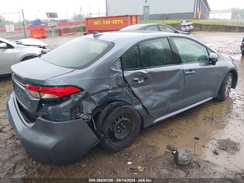VIN: 5YFEPRAEXLP117790 2020 TOYOTA COROLLA LE