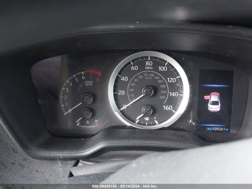 VIN: 5YFEPRAEXLP117790 2020 TOYOTA COROLLA LE