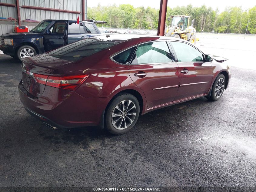 2016 Toyota Avalon Xle VIN: 4T1BK1EB1GU231264 Lot: 39430117