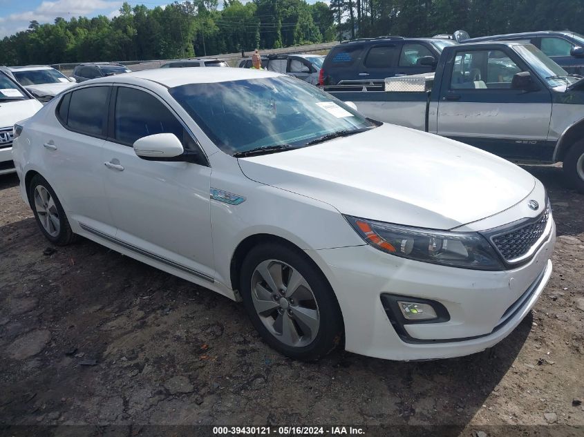 2015 Kia Optima Hybrid VIN: KNAGM4AD1F5078887 Lot: 39430121