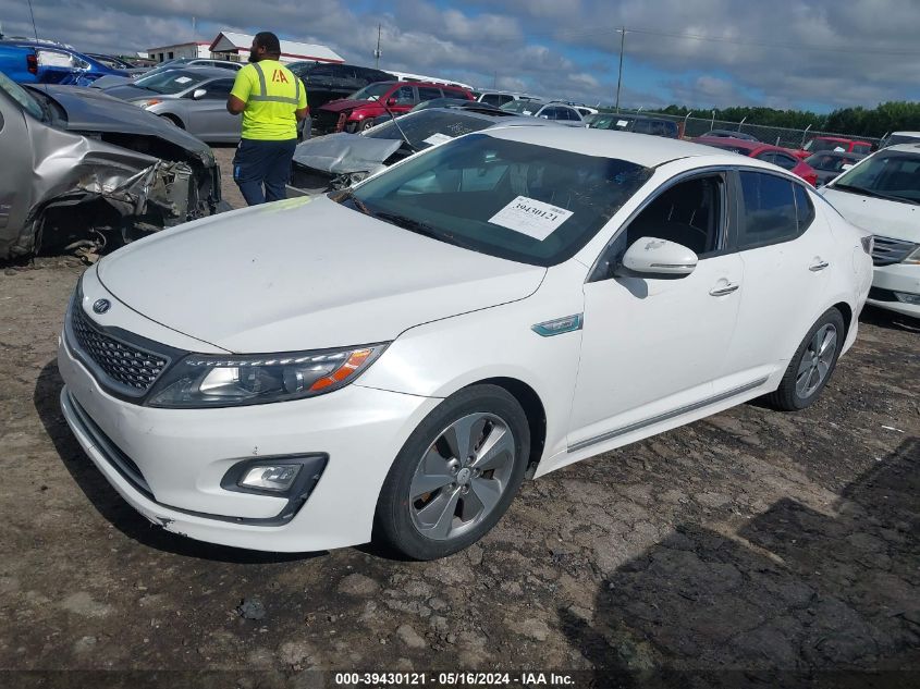 2015 Kia Optima Hybrid VIN: KNAGM4AD1F5078887 Lot: 39430121