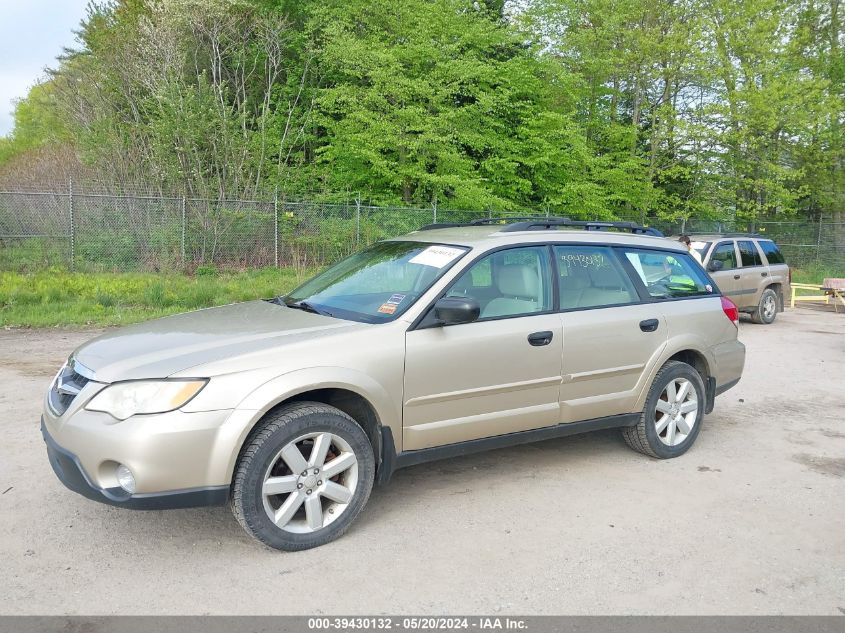 2008 Subaru Outback 2.5I VIN: 4S4BP61C386343017 Lot: 39430132