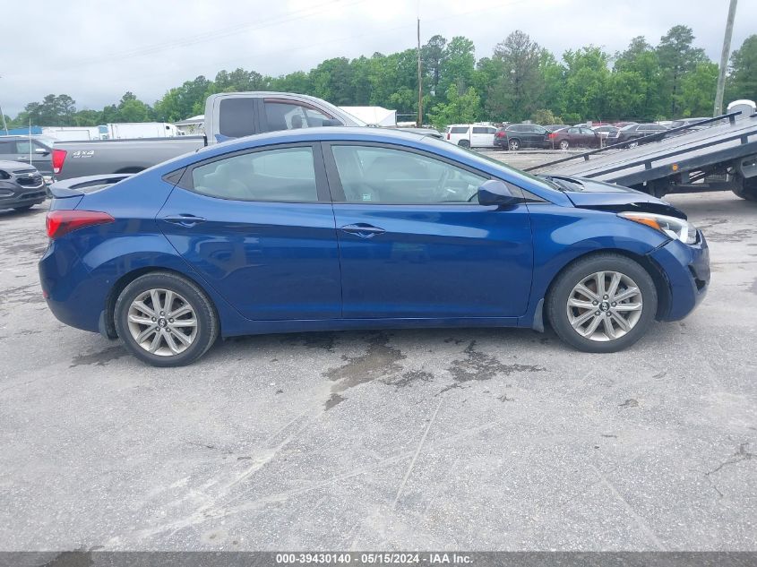 2015 Hyundai Elantra Se VIN: 5NPDH4AE2FH620985 Lot: 39430140