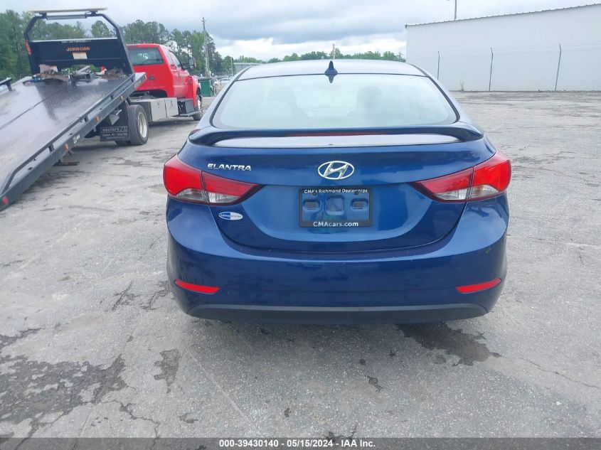 2015 Hyundai Elantra Se VIN: 5NPDH4AE2FH620985 Lot: 39430140