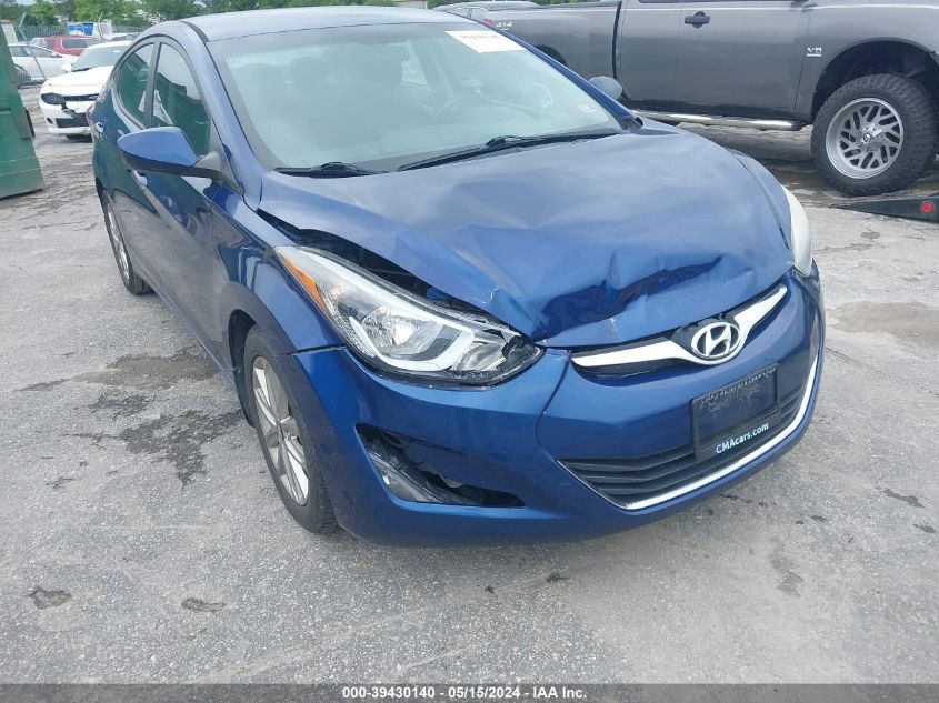 2015 Hyundai Elantra Se VIN: 5NPDH4AE2FH620985 Lot: 39430140