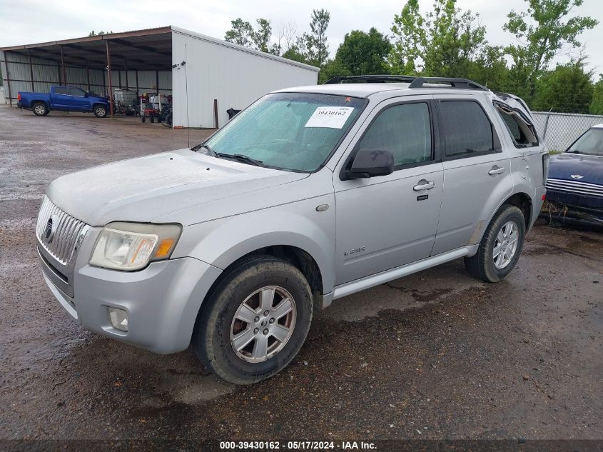 2008 Mercury Mariner I4 VIN: 4M2CU81Z78KJ46161 Lot: 39430162