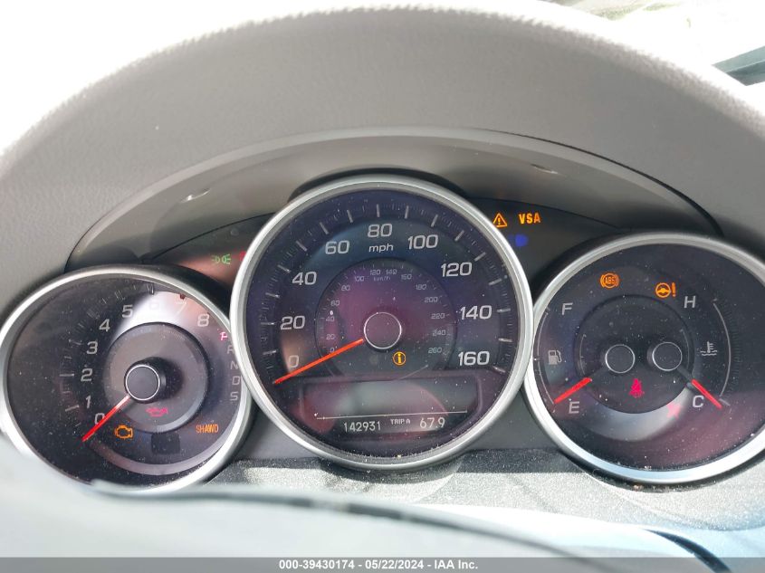 2010 Acura Rl 3.7 VIN: JH4KB2F60AC001299 Lot: 39430174