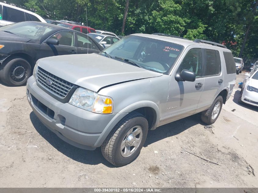 2002 Ford Explorer Xls VIN: 1FMZU62E22UC96525 Lot: 39430182