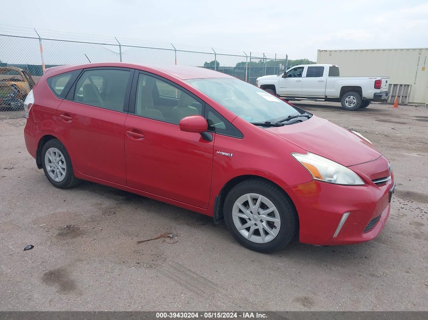 2013 Toyota Prius V Two VIN: JTDZN3EU5D3275406 Lot: 39430204