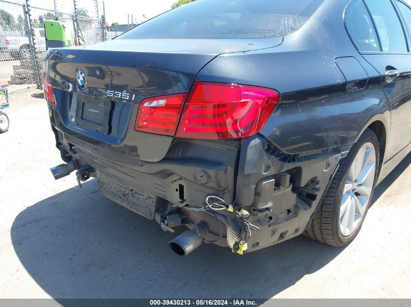 2011 BMW 535I VIN: WBAFR7C50BC603786 Lot: 39430213