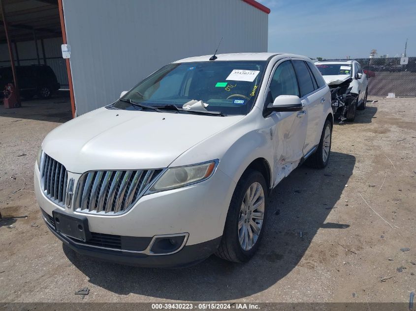 2012 Lincoln Mkx VIN: 2LMDJ8JK8CBL03821 Lot: 39430223