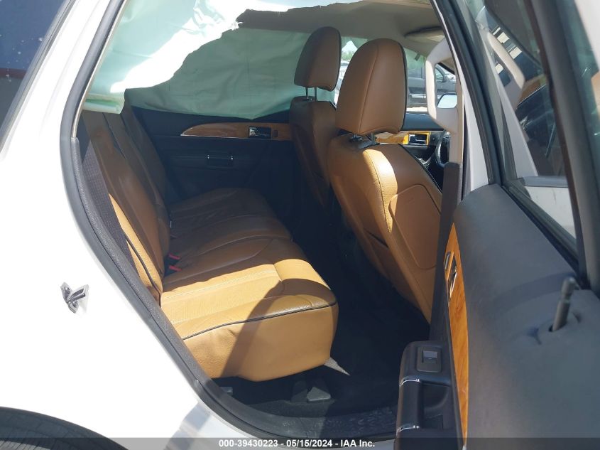 2012 Lincoln Mkx VIN: 2LMDJ8JK8CBL03821 Lot: 39430223