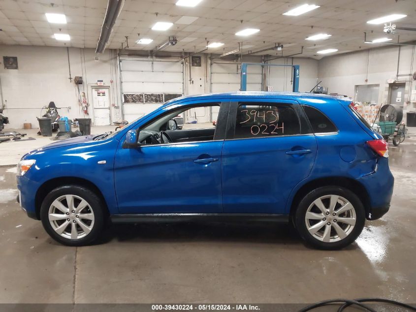 2015 Mitsubishi Outlander Sport Se VIN: 4A4AR4AU2FE019012 Lot: 39430224