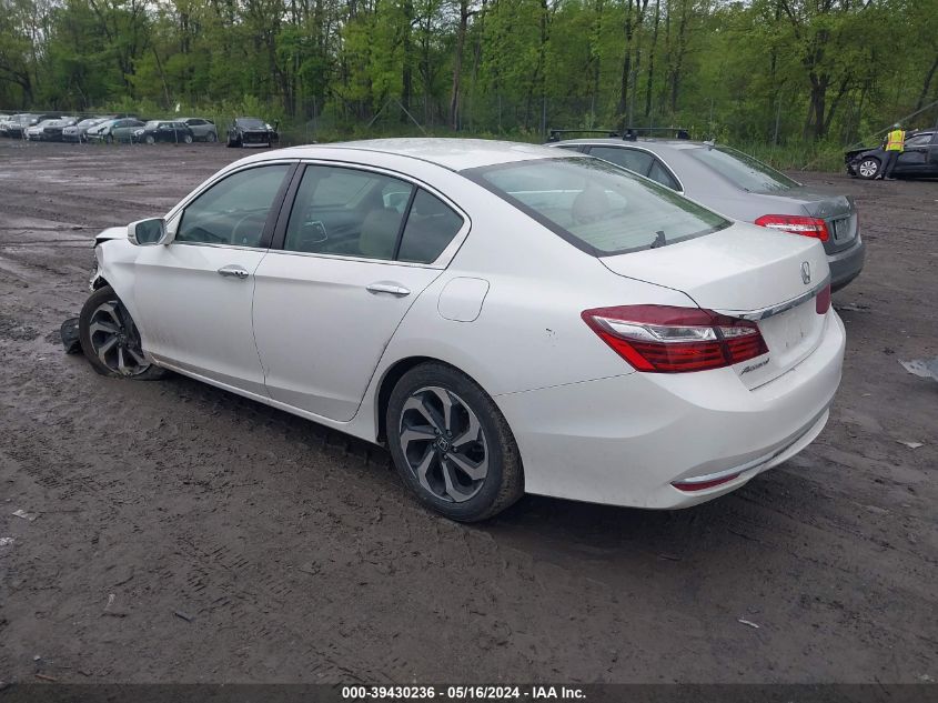 2016 Honda Accord Ex-L VIN: 1HGCR2F87GA219507 Lot: 39430236