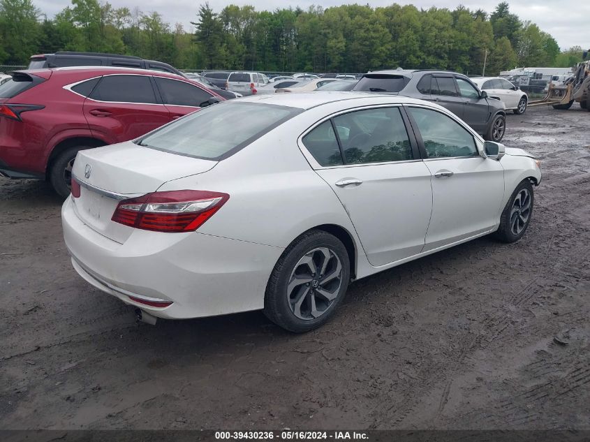 2016 Honda Accord Ex-L VIN: 1HGCR2F87GA219507 Lot: 39430236