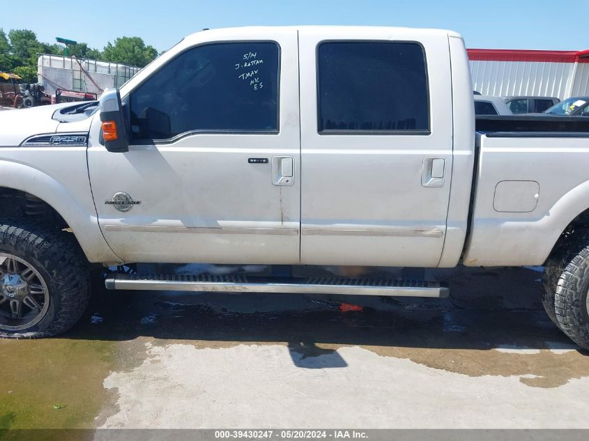 2011 Ford F-250 Lariat VIN: 1FT7W2BT4BEC74470 Lot: 39430247