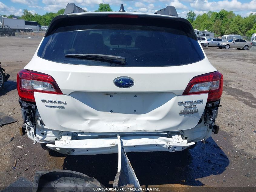 2018 Subaru Outback 3.6R Limited VIN: 4S4BSENC0J3236422 Lot: 39430248