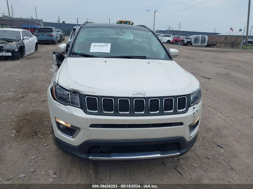 2021 Jeep Compass Limited 4X4 VIN: 3C4NJDCB5MT525717 Lot: 39430253