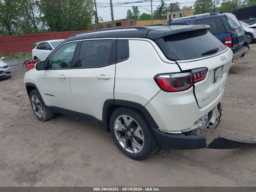 2021 Jeep Compass Limited 4X4 VIN: 3C4NJDCB5MT525717 Lot: 39430253