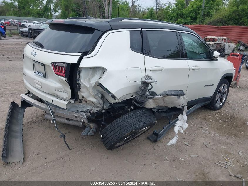 2021 Jeep Compass Limited 4X4 VIN: 3C4NJDCB5MT525717 Lot: 39430253