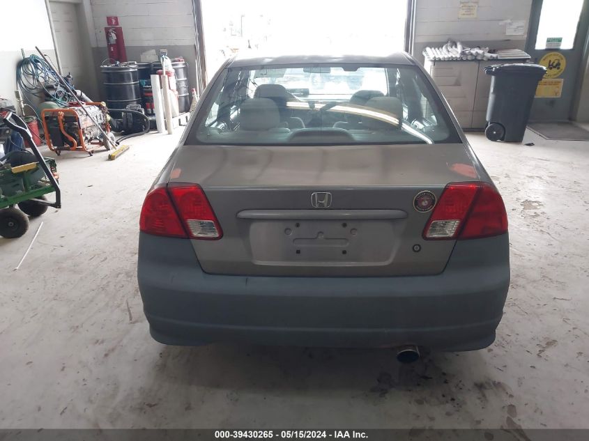 2004 Honda Civic Lx VIN: 2HGES15624H575366 Lot: 39430265