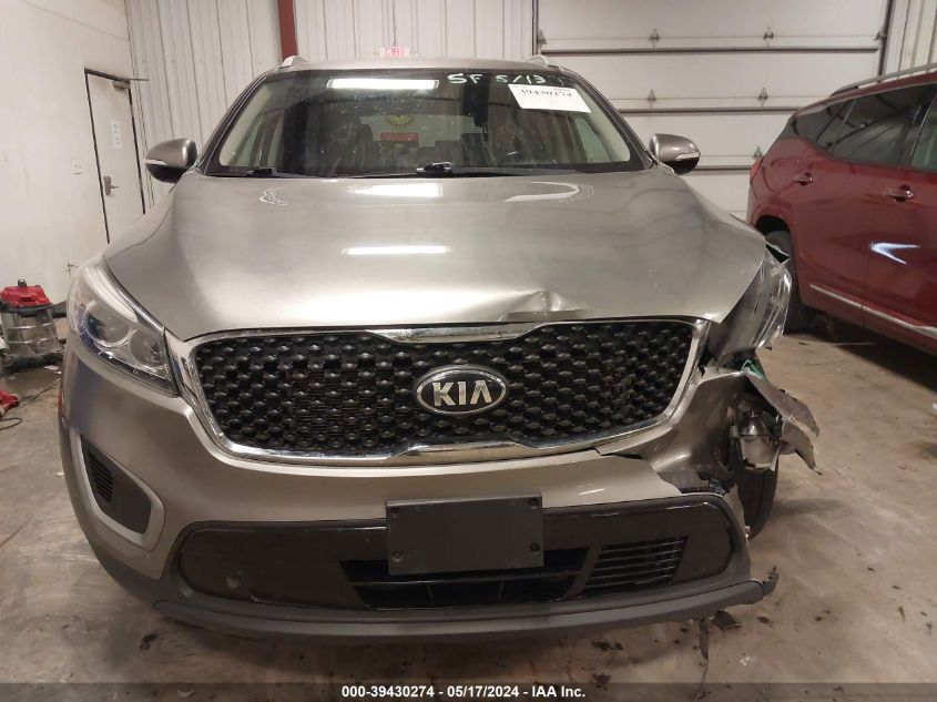 2018 Kia Sorento 2.4L Lx VIN: 5XYPGDA38JG349400 Lot: 39430274