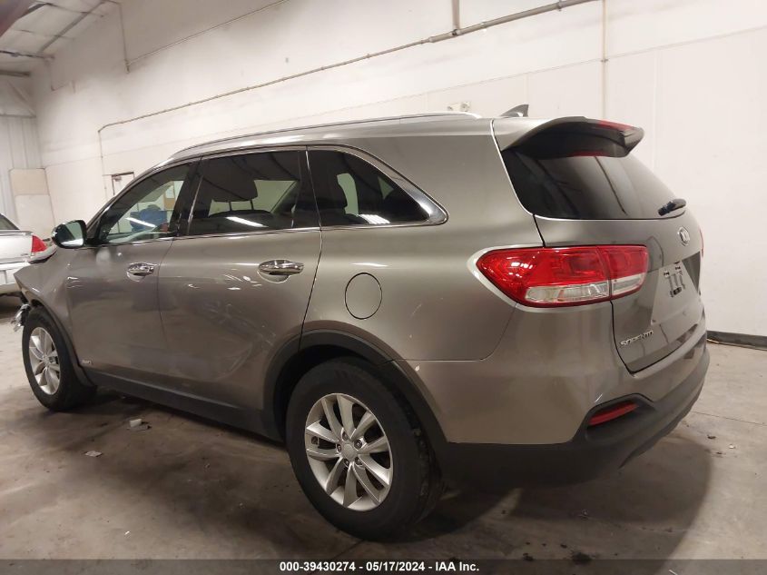 2018 Kia Sorento 2.4L Lx VIN: 5XYPGDA38JG349400 Lot: 39430274