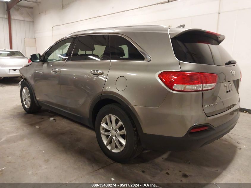 2018 Kia Sorento 2.4L Lx VIN: 5XYPGDA38JG349400 Lot: 39430274