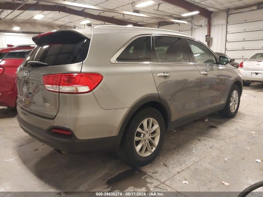 2018 Kia Sorento 2.4L Lx VIN: 5XYPGDA38JG349400 Lot: 39430274