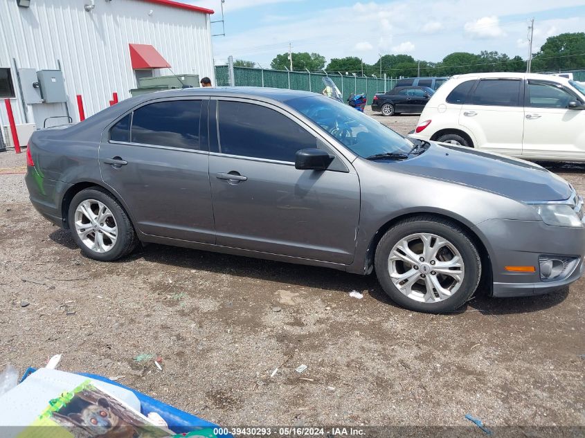 2012 Ford Fusion Se VIN: 3FAHP0HA6CR310451 Lot: 39430293