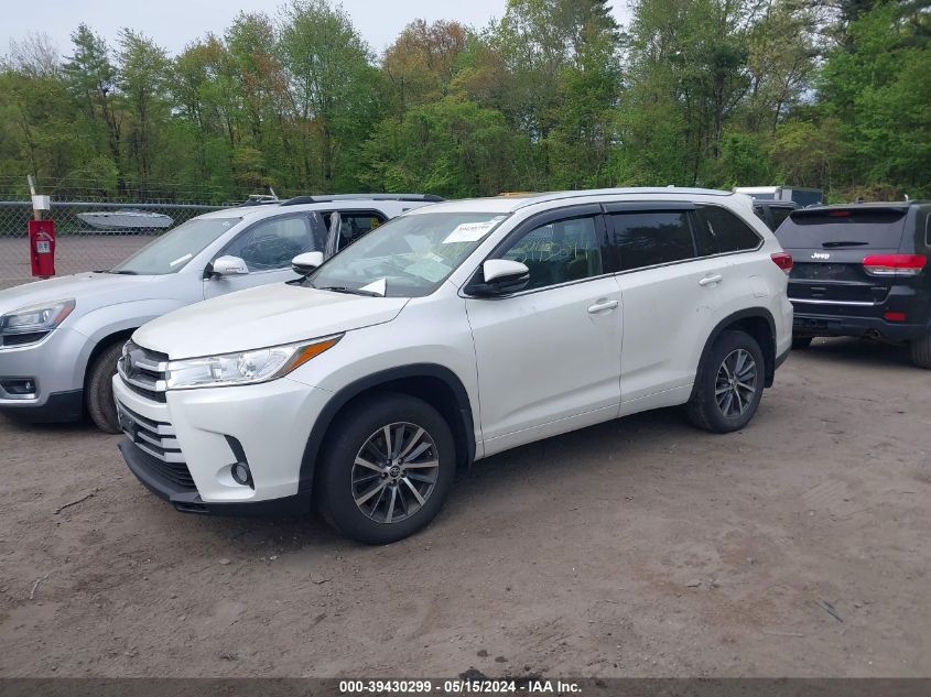 2017 Toyota Highlander Xle VIN: 5TDJZRFH2HS454142 Lot: 39430299