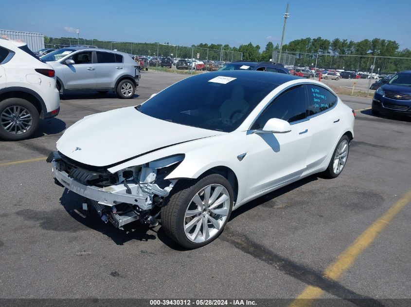 2020 Tesla Model 3 Long Range Dual Motor All-Wheel Drive VIN: 5YJ3E1EB5LF736002 Lot: 39430312