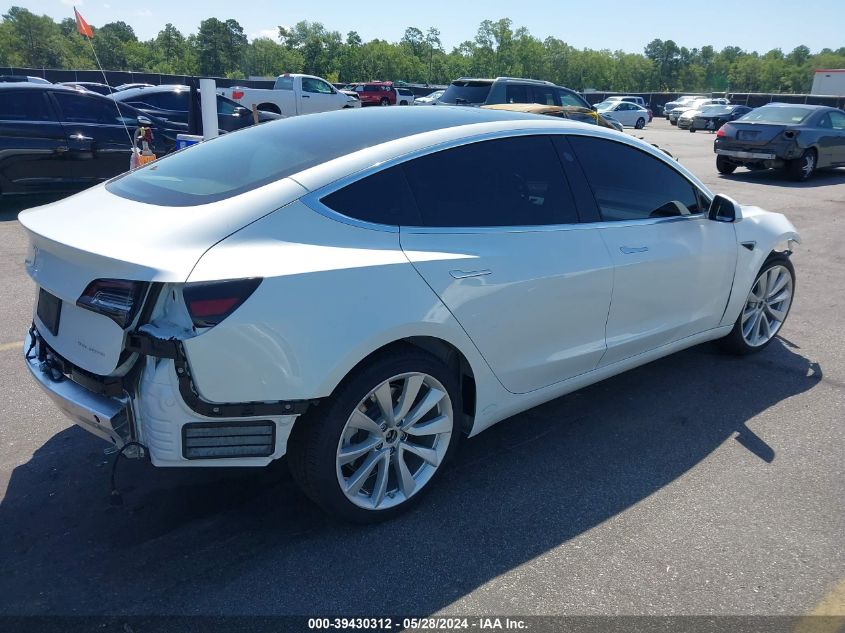 2020 Tesla Model 3 Long Range Dual Motor All-Wheel Drive VIN: 5YJ3E1EB5LF736002 Lot: 39430312