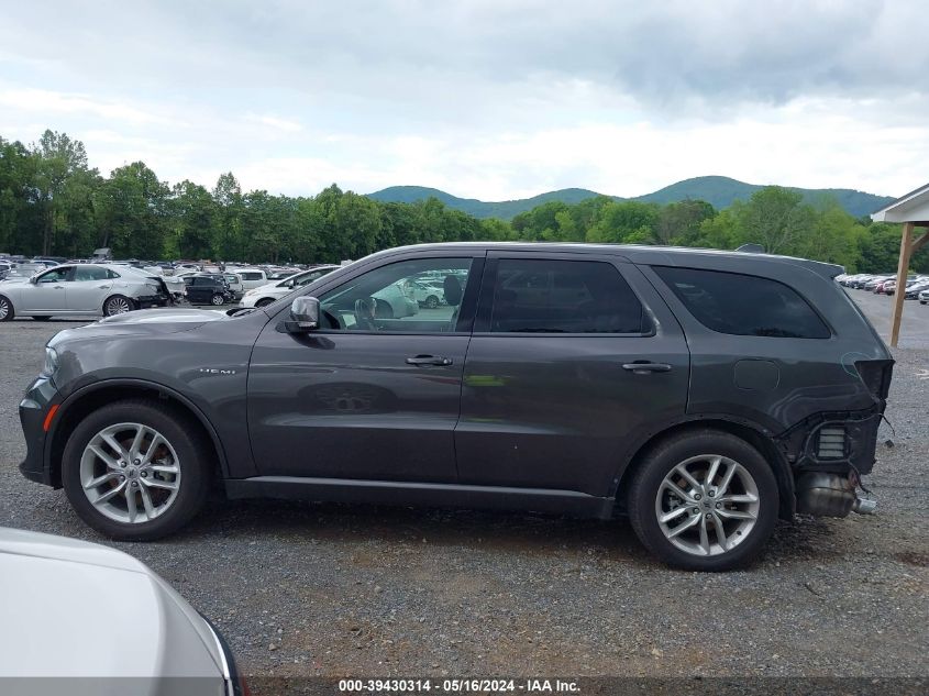 2021 Dodge Durango R/T Awd VIN: 1C4SDJCTXMC747277 Lot: 39430314