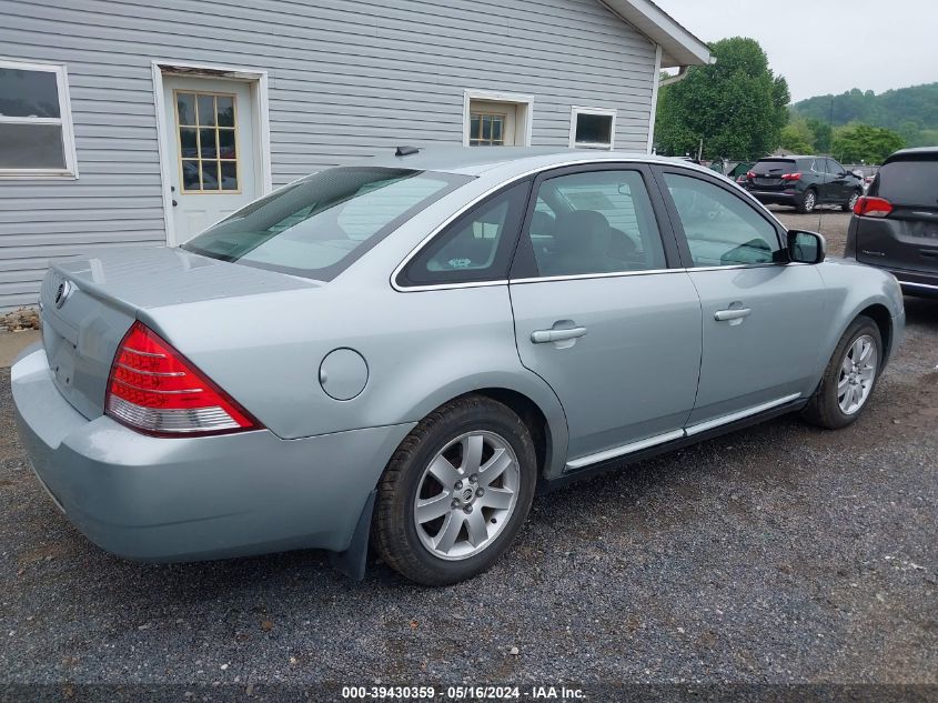 2007 Mercury Montego Luxury VIN: 1MEHM40137G602351 Lot: 39430359