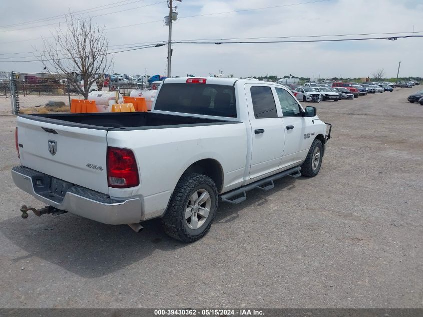 2018 Ram 1500 Tradesman 4X4 6'4 Box VIN: 1C6RR7ST6JS237456 Lot: 39430362