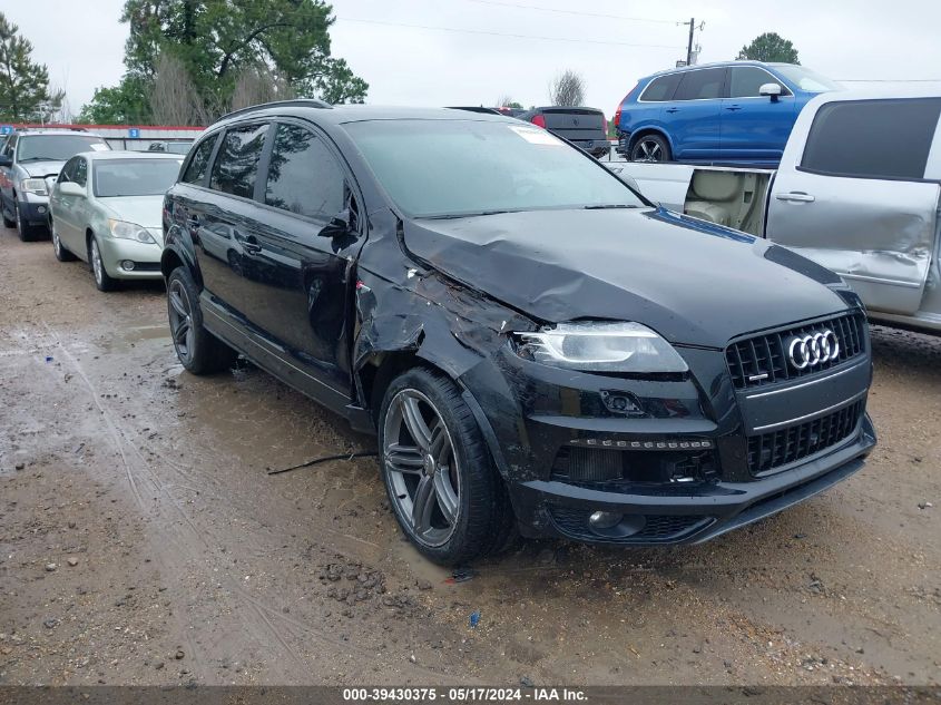 2015 Audi Q7 3.0T S Line Prestige VIN: WA1DGAFE0FD001554 Lot: 39430375