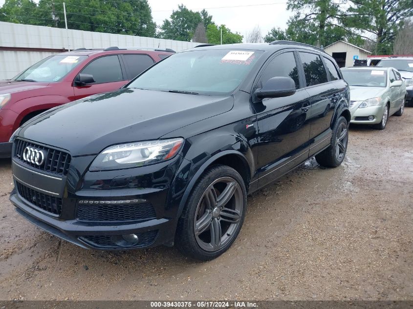 2015 Audi Q7 3.0T S Line Prestige VIN: WA1DGAFE0FD001554 Lot: 39430375