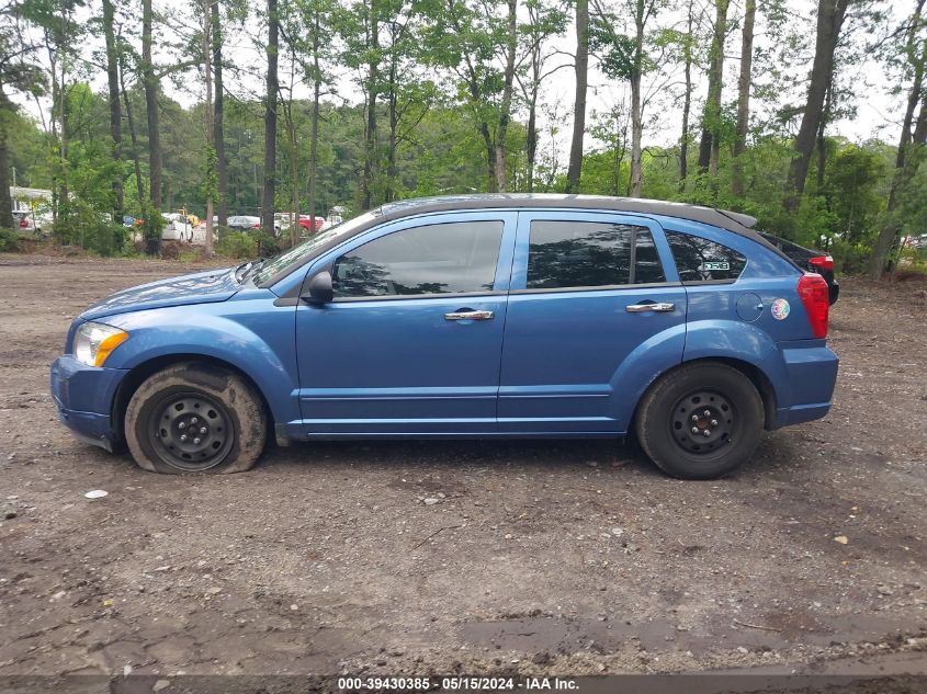 2007 Dodge Caliber VIN: 1B3HB28B67D258199 Lot: 39430385