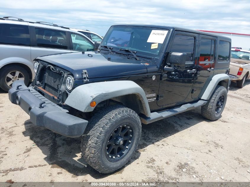 2012 Jeep Wrangler Unlimited Sport VIN: 1C4BJWDG9CL161322 Lot: 39430388