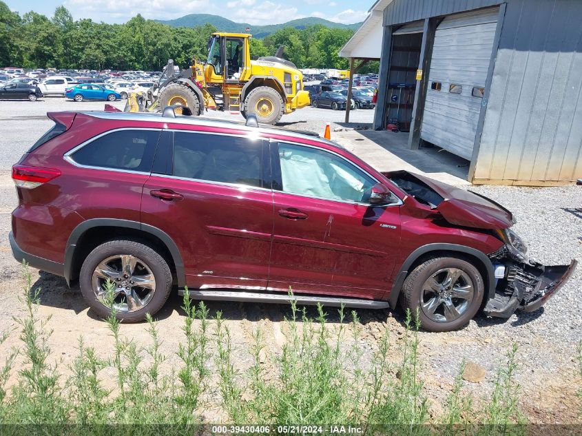 2017 Toyota Highlander Limited Platinum VIN: 5TDDZRFH4HS458075 Lot: 39430406