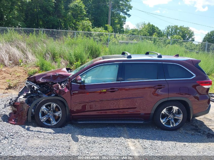 2017 Toyota Highlander Limited Platinum VIN: 5TDDZRFH4HS458075 Lot: 39430406