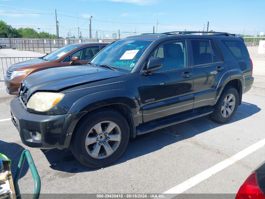 2008 Toyota 4Runner Limited V6 VIN: JTEZU17R58K015224 Lot: 39430415