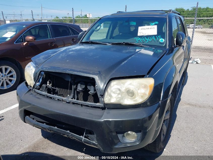 2008 Toyota 4Runner Limited V6 VIN: JTEZU17R58K015224 Lot: 39430415