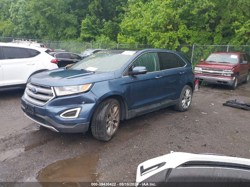 2018 Ford Edge Titanium VIN: 2FMPK4K96JBB22661 Lot: 39430422