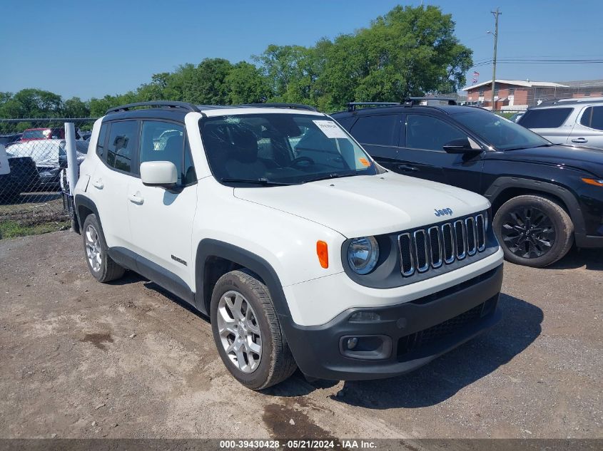 2015 Jeep Renegade Latitude VIN: ZACCJABT0FPB52293 Lot: 39430428