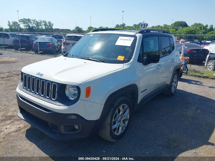 2015 Jeep Renegade Latitude VIN: ZACCJABT0FPB52293 Lot: 39430428